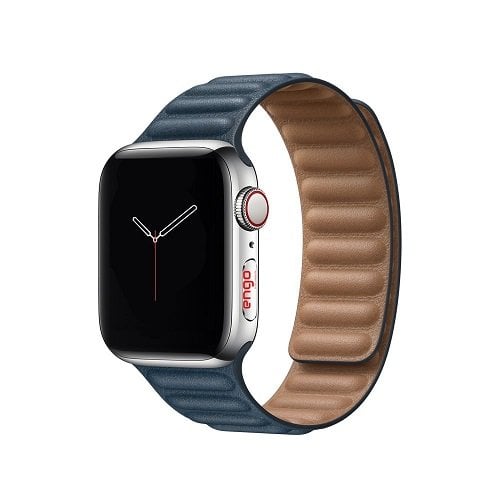 Apple Watch Kordon Watch 7 Baklalı Kordon 45mm Manyetik Kapatmalı Kayış